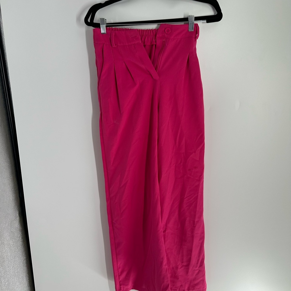 Elegant Pink Women's Trousers